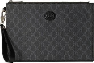 Gucci Pouch With Interlocking G Black 672953-92TCN-1000