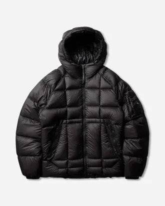 C.P. Company Men s D.D. Shell Hooded Medium Down Jacket Black