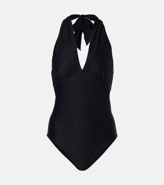 Heidi Klein Meteora jacquard swimsuit