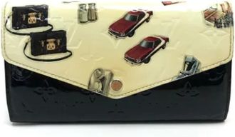 Louis Vuitton Tweedehands leren portemonnees - Dames - Vintage Accessoires - Veelkleurig - ONE Size - Vintage