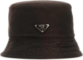 Prada Mens Bucket Hat Brown