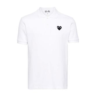 Comme Des Gar&ccedil;ons Polo Shirts, male, White, Size: XL Comme des Garcons T-shirts and Polos White