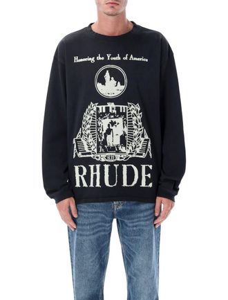 Rhude Youth Of America Long Sleeve T-Shirt