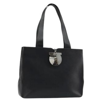Ferragamo Pre-owned Tote Bags, female, Black, Size: ONE SIZE Pre-owned Tote Bag