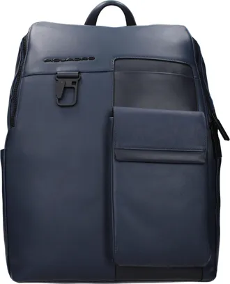 Piquadro Blauw Leren Rugzak