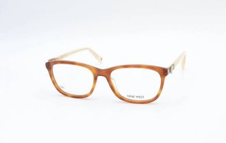 Nine West Womens Nw5068 Square Eyeglasses In Light Tortoise
