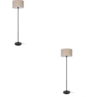 Loops 2 PACK Sleek Modern Black Floor Lamp for Stylish Indoor Lighting