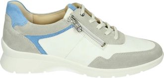 Ganter Schoenen, Dames, Wit, 40 1/2 EU, Leer, 205221 Fara