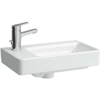 Laufen Laufen - Pro S Lavabo Con Enjuague Manual, Lavabo A La Derecha, Sin