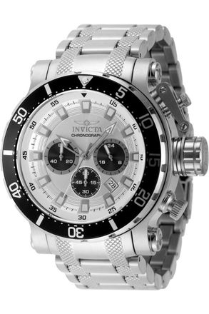 Invicta Coalition Forces 49223 Heren Horloge - Quartz Uurwerk - Roestvrij Staal met zilveren Wijzerplaat - 52mm