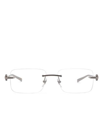 Gucci Occhiali con montatura a giorno - Argento