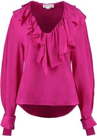 Victoria Beckham Ruffled Silk Blouse
