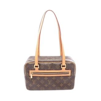 Louis Vuitton Pre-owned Cite MM Monogram Schoudertas - Dames - Pre-owned - Bruin - Maat: ONE Size Leer