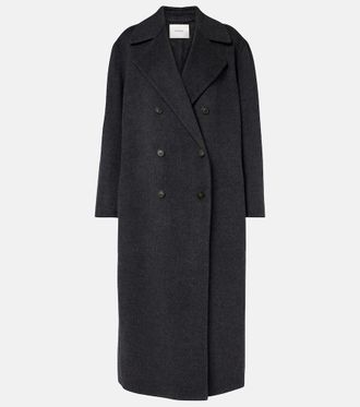 Vince Double-breasted wool-blend coat