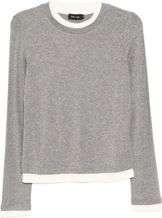 Tout à Coup Top a strati - Grigio