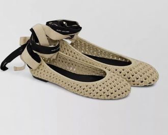 Marc Jacobs logo ballerina shoes