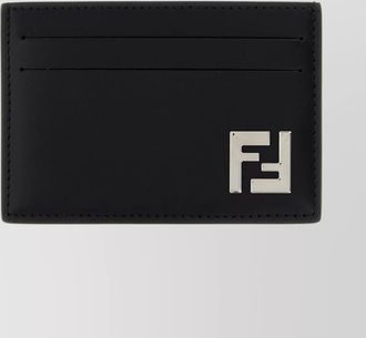 Fendi leather card holder
