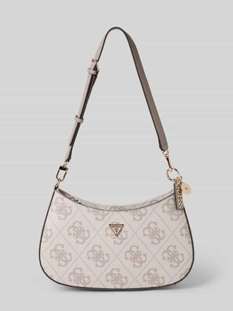 Guess Handtasche mit Label-Detail Modell NOELLE in Beige, Größe 1