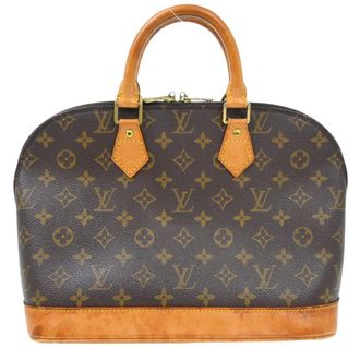 Louis Vuitton Alma Monogram Canvas Brown Canvas Handbag (Pre-Owned)