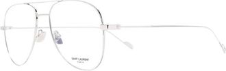 Saint Laurent Classic 11 Optical Frame - Heren - Brillen - Grijs - 55 MM - Accessoires
