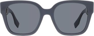 Fendi Grey Square Ladies Sunglasses FE40063I 20A 54