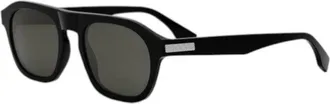 Fendi Square Full Rim Sunglasses - Black