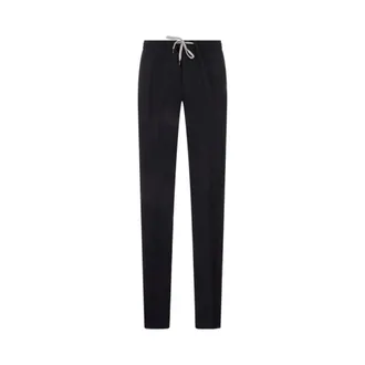 Pantaloni Torino Slim-fit Trousers, male, Blue, Size: 2XL Soft Fit Trousers