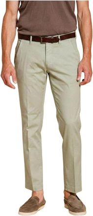 Mason's Torino Flex Chino Broek - Heren - Chinos - Groen - S - Katoen - Broeken