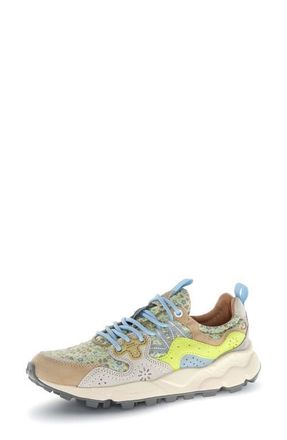 Flower Mountain Yamano 3 Sneaker in Cream/Yellow at Nordstrom, Size 9-9.5Us