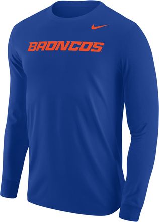 Nike Boise State Broncos Nike Mens Football Long-Sleeve T-Shirt in Blue | M12333P397BOIS-RYL