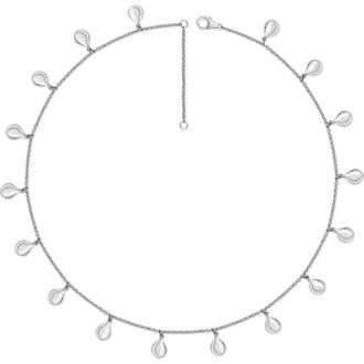 Lucy Quartermaine Tear Drop Necklace in Sterling Silver at Nordstrom, Size 18