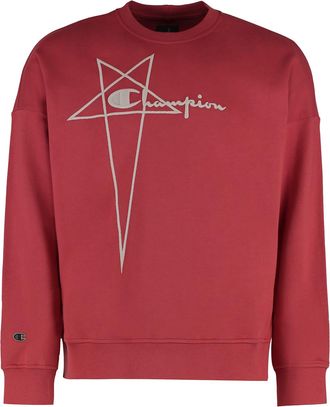Rick Owens X Champion - Cotton Crew-neck Sweatshirt