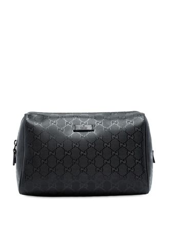 Gucci 2016-2025 GG Imprime pouch - Black