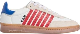 Dsquared2 Boxer Sneakers - Heren - Sneakers - Wit - 42 EU - Leer - Schoenen