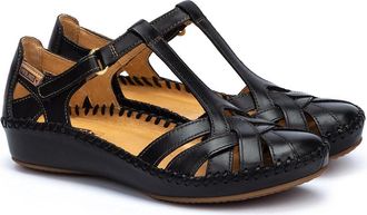 Pikolinos Sandalen in leer met sleehak Vallarta