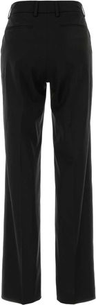 Pantaloni Torino Womens Black Stretch Wool Blend Pant Nero Pantaloni Trousers