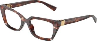 Dolce & Gabbana Optical Frame - Dames - Brillen - Rood - 53 MM - Accessoires