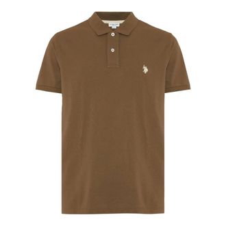 U.S.Polo Association King Polo M/M - male - U.S. Polo Assn. - Polo Shirts - Brown - 2XL - Tops