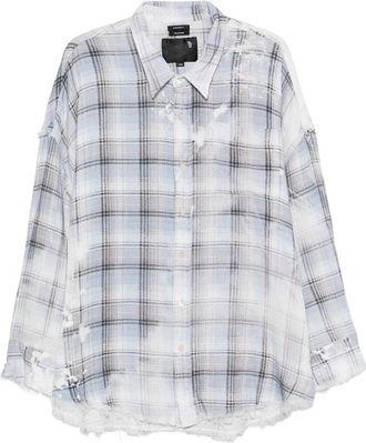 R13 Frayed-hem Shirt