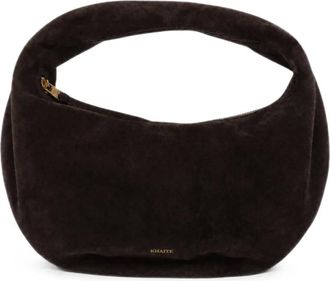 Khaite Olivia Mini Tas - Dames - Tassen - Bruin - Maat: ONE Size Leer