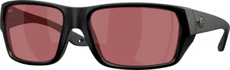 Costa Costa del Mar Mens 60 mm Matte Black Sunglasses