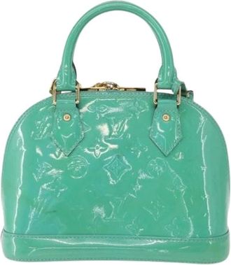 Louis Vuitton Pre-owned Handbags, female, Green, Size: ONE SIZE Pre-owned Alma Handbag