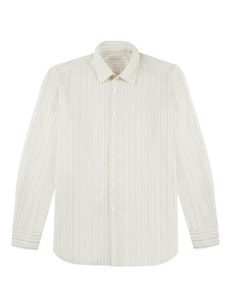 Glanshirt striped cotton shirt - Neutrals