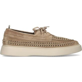 Officine Creative Frame 018 - Heren - Bootschoenen - Beige - 45 EU - Su&egrave;de - Schoenen