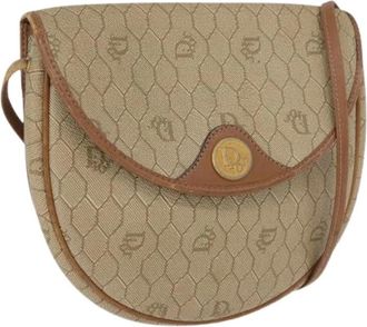 Dior Pre-owned Cross Body Bags, female, Beige, Size: ONE SIZE Pre-owned Vintage Shoulder Bag