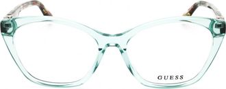 Guess GU50161 Cat-Eye Acetate Eyeglasses - Green