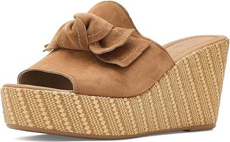 Spring Step Ellyn-Woven Womens Wedge Shoes Tan Suede : EU 41 (US Womens 9.5-10) M