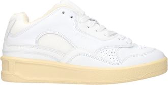 Jil Sander Sneakers, Damess Wit leer/ecru