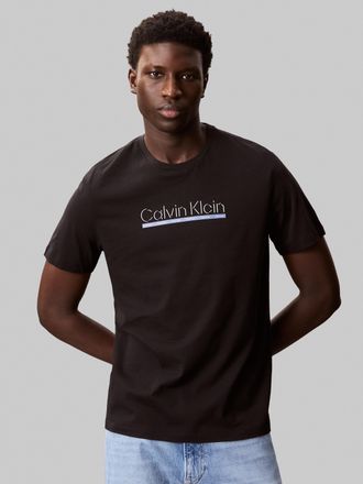 Calvin Klein T-Shirt CALVIN KLEIN SS 30s E SPRTSWR 2 G, Herren, Gr. XXL, schwarz, Single Jersey, Obermaterial: 100% Baumwolle, unifarben, regular fit h&uuml;ftlang, Run