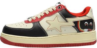 Generic Couple Casual whiteboard Shoes Fashionable Versatile Comfortable Shock Absorbing Outdoor Casual Sneakers (Khaki,6.5)